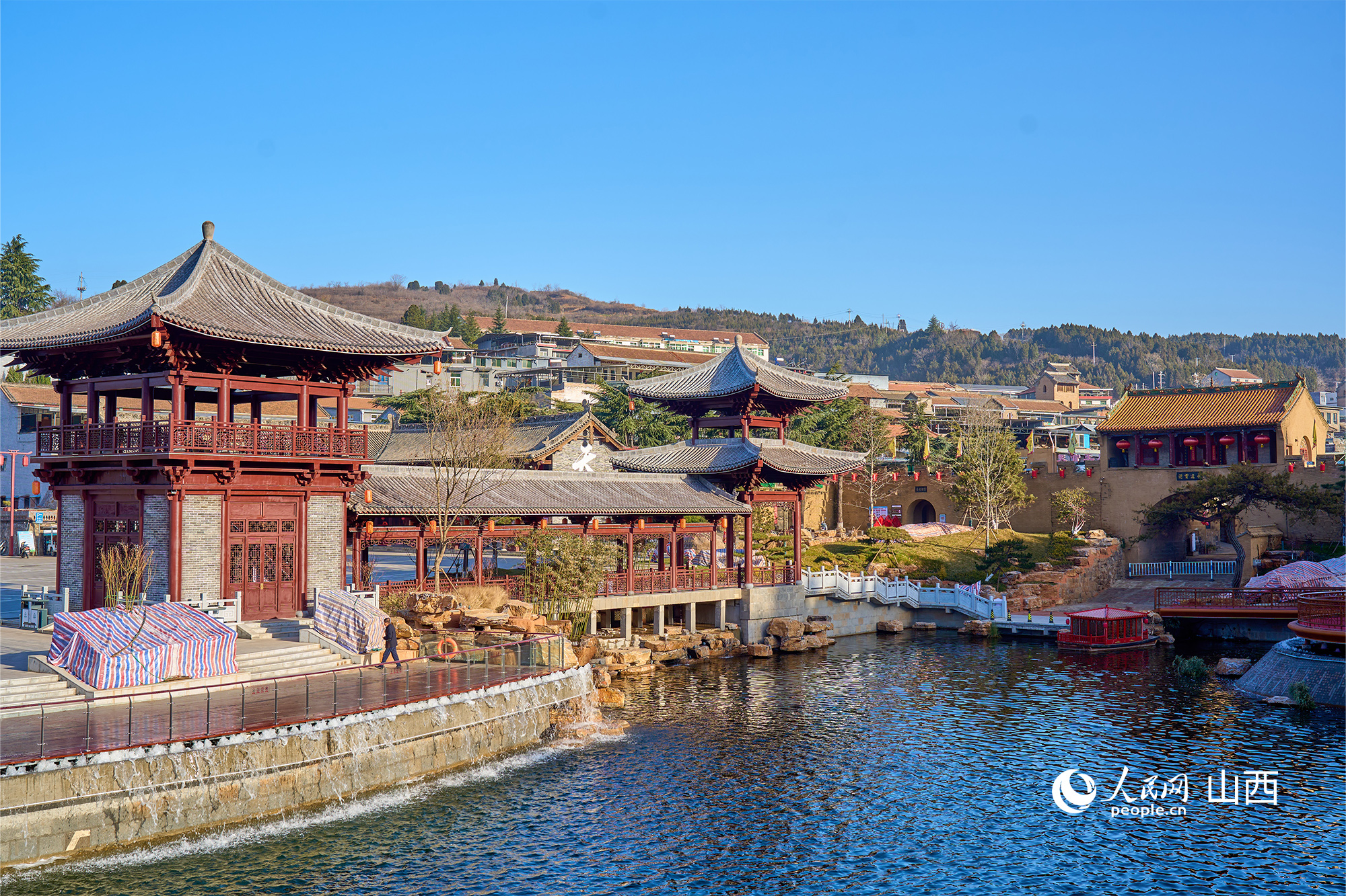 冬日里的山西省晉城市陽城縣白巷里。人民網(wǎng) 張超寧攝