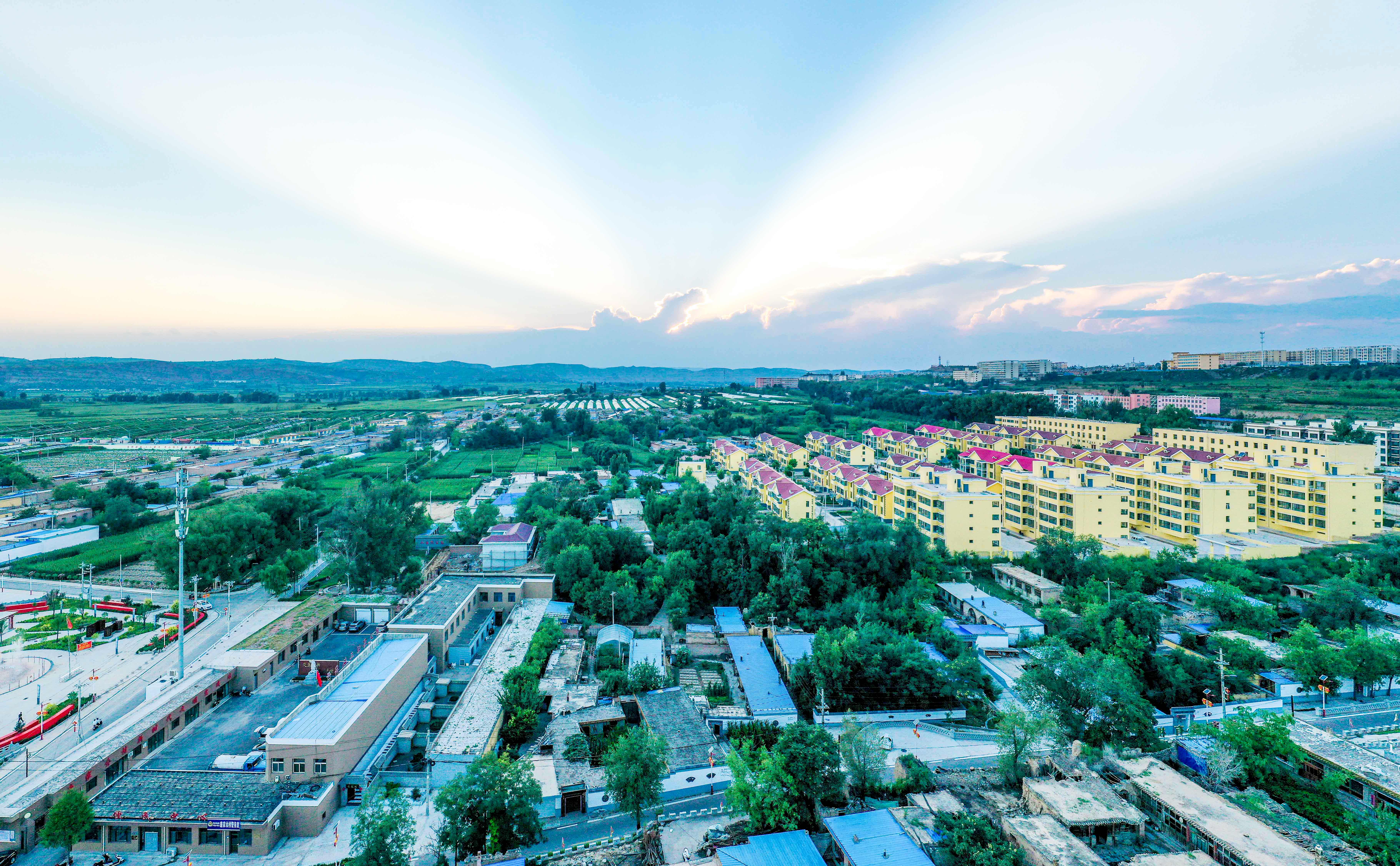 黃河岸邊的美麗村莊——唐家會(huì)村。